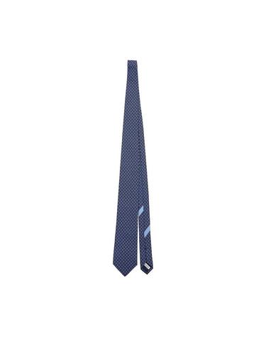 [페라가모] SS26 남성 테트리스 프린트 타이 35 0950 F NAVY 0768562