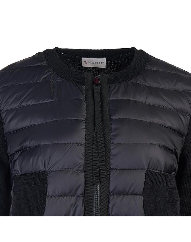 몽클레르 [몽클레어] FW26 여성 패딩 믹스 가디건 9B51000 A9018 999 착용컷