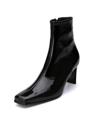 아멜리에 Entra 여성 소가죽 크링크 스퀘어 앵클부츠 AM9921