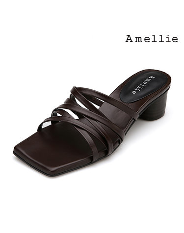 아멜리에 모카브 스트랩 뮬 AM260003
