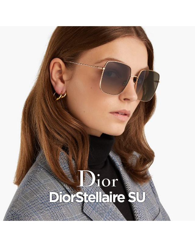 디올 시즌추천 베스트 디올 DiorStellaire SU B0A1 공식수입 아시안핏 버터플라이 메탈 스퀘어 남여성추천 명품 선글라스 착용컷