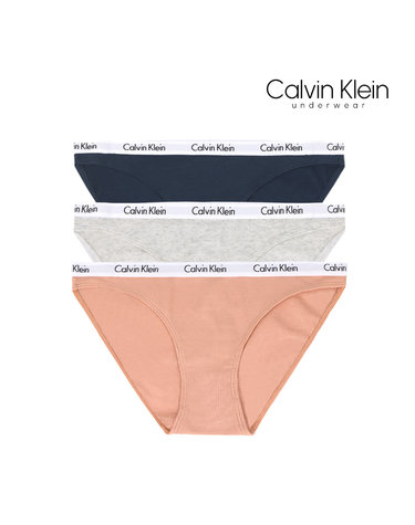 CK 언더웨어 여자 팬티 3장 세트 속옷 면 비키니 QP3266O-460