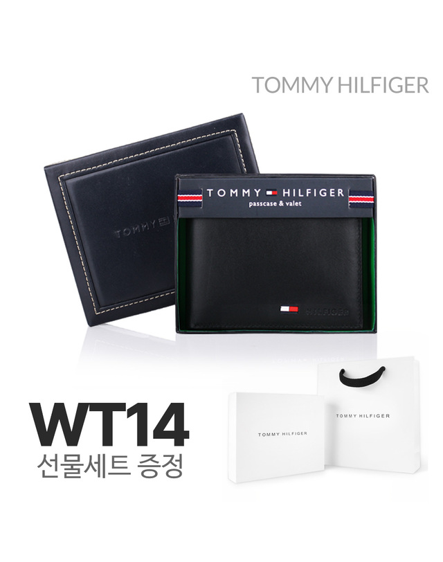 타미 힐피거 타미힐피거 지갑 가죽 남성 반지갑 22x060 WT14 착용컷