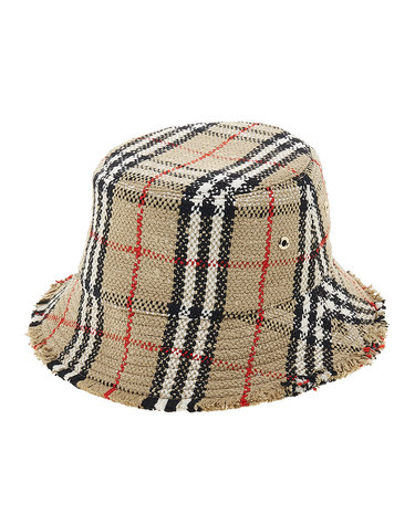 [버버리] 공용 체크 부클레 버킷햇 8063742 MH TWEED BUCKET HAT A8731
