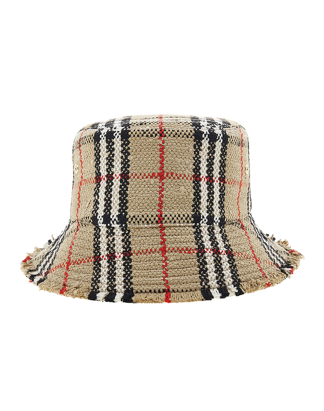 버버리 [버버리] 공용 체크 부클레 버킷햇 8063742 MH TWEED BUCKET HAT A8731 착용컷
