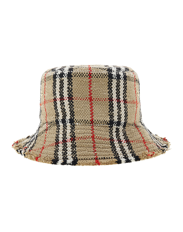 버버리 [버버리] 공용 체크 부클레 버킷햇 8063742 MH TWEED BUCKET HAT A8731 착용컷