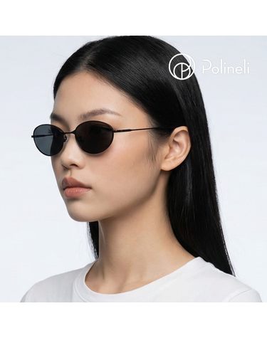 폴리넬리 Fiji 01 피지 긱시크 라운드 오벌형 메탈 보잉 경량성 패션 선글라스