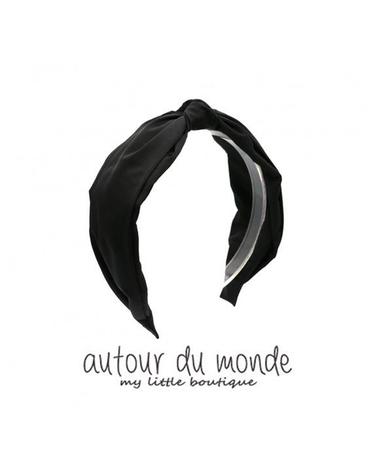 black simple hairband