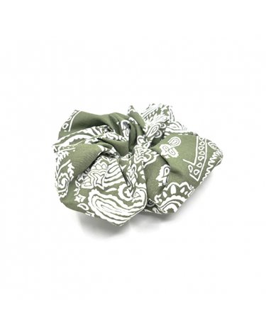 bandana hair chouchou (khaki)