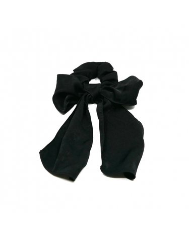 long ribbon chouchou (black)