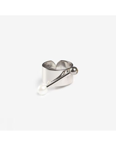 [모드곤] Twin Star Ring 2 (white Gold)