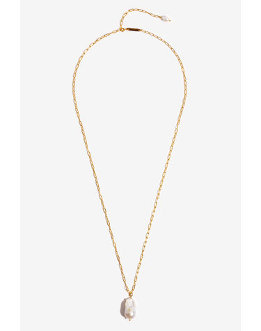 [모드곤]바로크진주 골드 롱 목걸이Baroque Pearl Goldtone LongNecklace