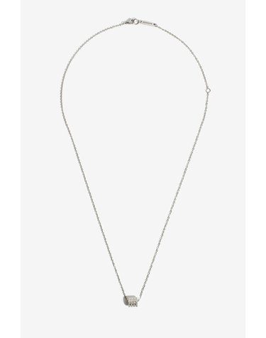 [모드곤] 실버톤 파이프 목걸이 Silvertone Pipe Necklace