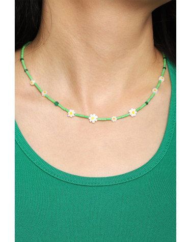 [모드곤] 데이지 꽃 목걸이 Daisy Necklace