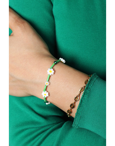 [모드곤] 데이지 꽃팔찌 발찌 Daisy Bracelet Anklet