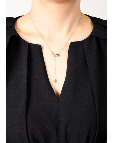 [모드곤] 더블 하트 목걸이 Double LOVE Necklace