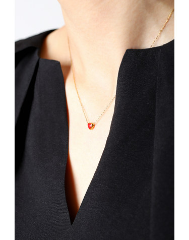 [모드곤]초미니 칼라 하트목걸이 Super MIni Colored LOVE Necklace