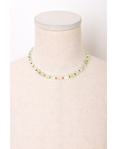 [모드곤] 프레나이트 & 자마노 목걸이 Prehnite & Carelian Necklace