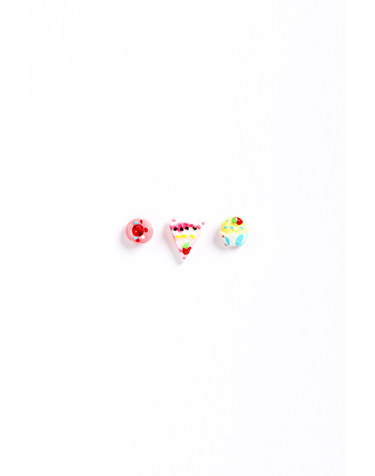 [모드곤] 0.8mm 귀걸이 침 두께 얇은 케이크 피어싱 Cake piercing