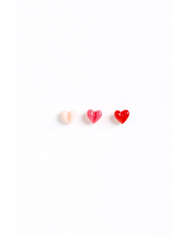 [모드곤] 0.8mm 귀걸이 침 두께 얇은 하트 피어싱  Heart piercing
