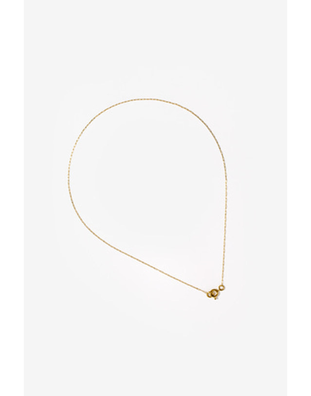 모드곤 [모드곤]골드톤 0점8mm 체인 초커목걸이 Goldtone 0점8mm Chain ChokerNecklace 착용컷