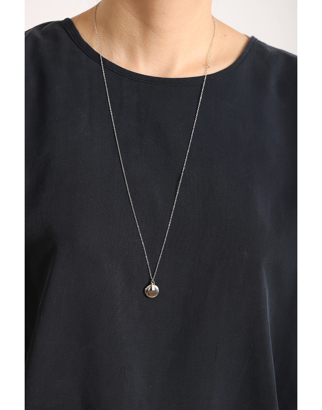 모드곤 [모드곤] 미니 락켓 목걸이 Mini Locket Necklace 착용컷