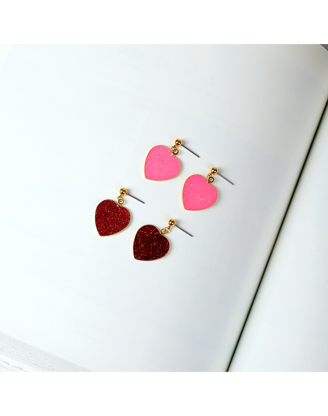 모드곤 [모드곤] 미니 러브 귀걸이 Mini Love Earring 착용컷