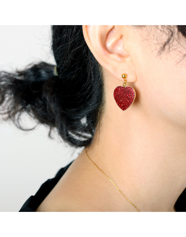 모드곤 [모드곤] 미니 러브 귀걸이 Mini Love Earring 착용컷