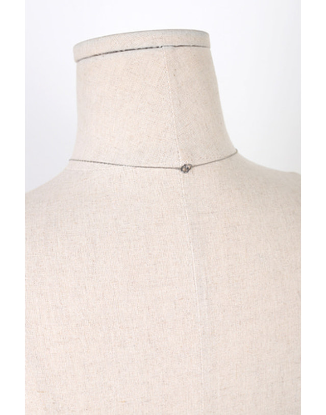 모드곤 [모드곤] 실버톤 블루그레이 담수진주 목걸이 Silvertone Bluegray Fresh Water Pearl Necklace 착용컷