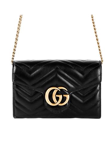 [구찌] 25SS (474575 DTD1T 1000) 여성 GG마몬트 미니 체인 크로스백