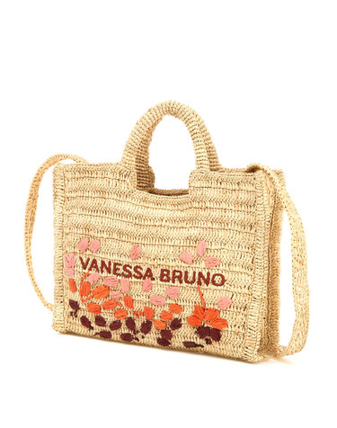 라이트핑크 로고자수 PANIER PM백