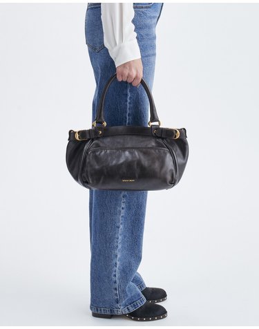 [LUNE BAG] 브라운 소가죽 LEATHER 스몰 룬 백