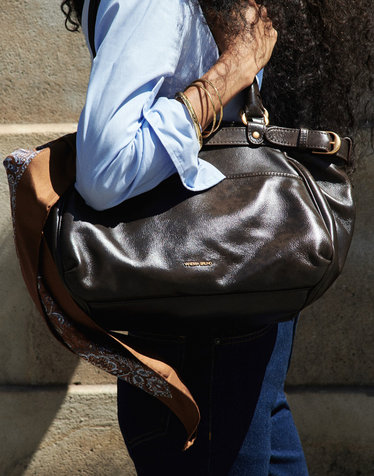 다크브라운 소가죽 LUNE BAG