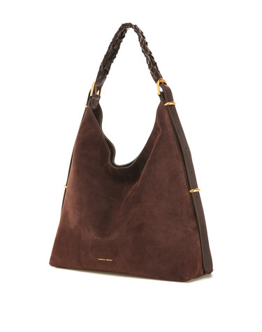 브라운 소가죽 라지 JESS HOBO BAG 제스백
