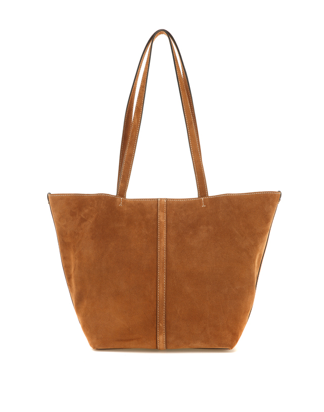 바네사브루노 [SUEDE TOTE BAG] 라이트브라운 스웨이드 데일리 토트백 밝은 브라운 상세
