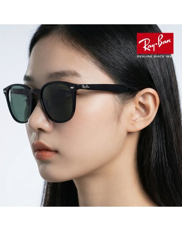 레이밴 RB4258F 601 71 52 공식수입 라운드 뿔테 아시안핏 레이벤 선글라스