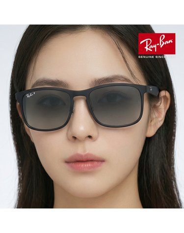 레이밴 RB4264 601S 5J 58 공식수입 스퀘어 뿔테 미러 편광 경량 레이벤 선글라스