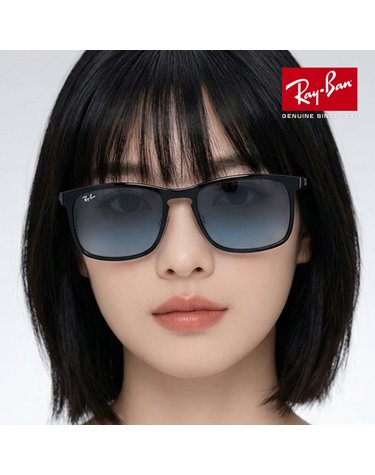 레이밴 RB4264 601 J0 58 공식수입 스퀘어 뿔테 미러 편광 경량 레이벤 선글라스