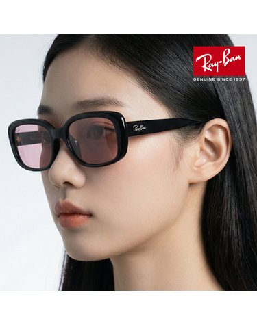 레이밴 RB4421D 6677 84 56 공식수입 긱시크 사이파이 오벌형 뿔테 틴트 레이벤 명품 선글라스