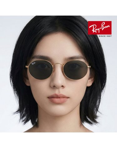 레이밴 RB3547N 001 B1 51 공식수입 라운드 오벌 플랫 긱시크 메탈 크리스탈 레이벤 선글라스