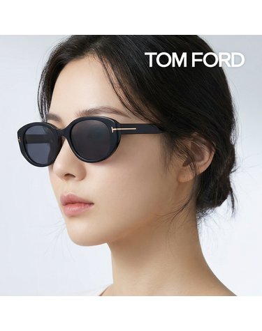 톰포드 TF1388K 01A 공식수입 26년신상품 라운드 오벌형 긱시크 볼드 뿔테 시크 데일리 명품선글라스