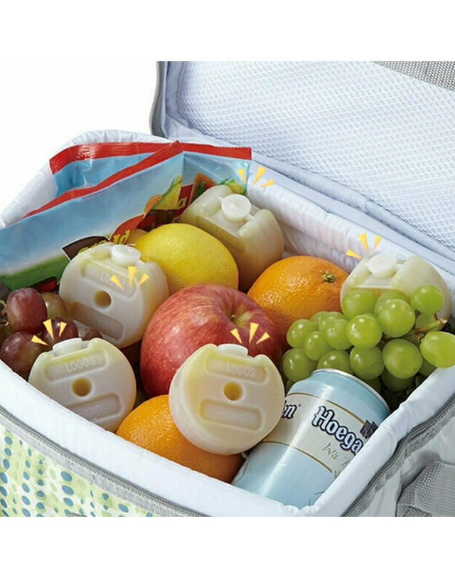 로고스 빙점하 보냉 아이스팩 GT -16℃ 컴팩트 착용컷