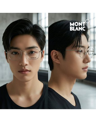 몽블랑 MB0140OK 003 공식수입 스퀘어 메탈 명품 안경테