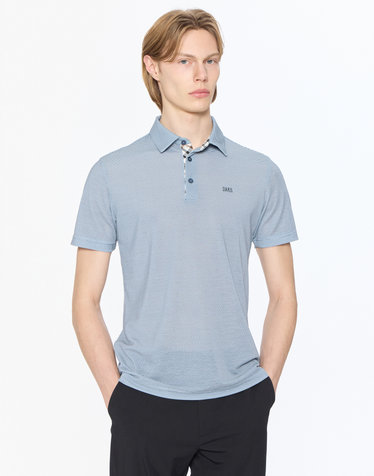 [스테디셀러]차콜그레이 스트라이프 반팔폴로티셔츠