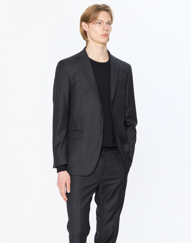 알레그리 남성 [스테디셀러] 네이비《Tech Tailoring》GUABELLO 수트 자켓 진한 네이비 착용컷