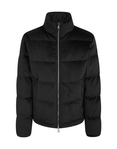 [스테디셀러] 블랙 《Twill Velour》 Goose 푸퍼 점퍼