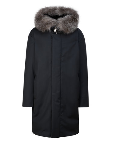 [스테디셀러] 다크블루《Storm System》Zegna 폭스퍼 다운 점퍼