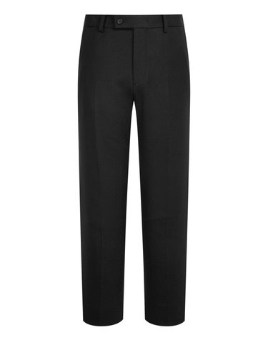 [스테디셀러] 블랙《Stretch Wool》Tollegno 스트레이트 핏 슬랙스