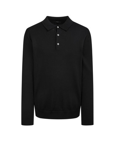 [스테디셀러] 블랙《Merino Silky》카라넥 스웨터