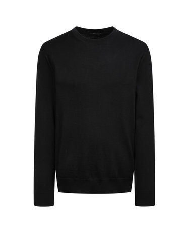 [스테디셀러] 블랙《Merino Silky》라운드 스웨터